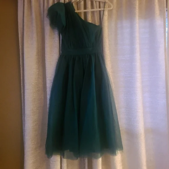 Flying Tomato One Shoulder Pleated Tulle size S - Picture 13 of 16